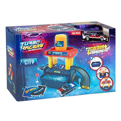 Toi-Toys - Turbo Racers Auto Wassen Garage met Kleurveranderende Auto