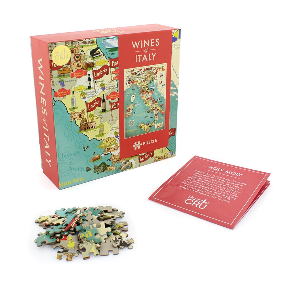 Ginger Fox- Jigsaw Puzzle Wine, Multicolore, Taglia unica, 0112.3316.71.ITA.OSZ