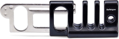 StarTech.com Peripheral Cable Anchor Lock, Secure Keyboard/Mouse, Cable Trap w/Metal Plate, Use w/Laptop Security Cable