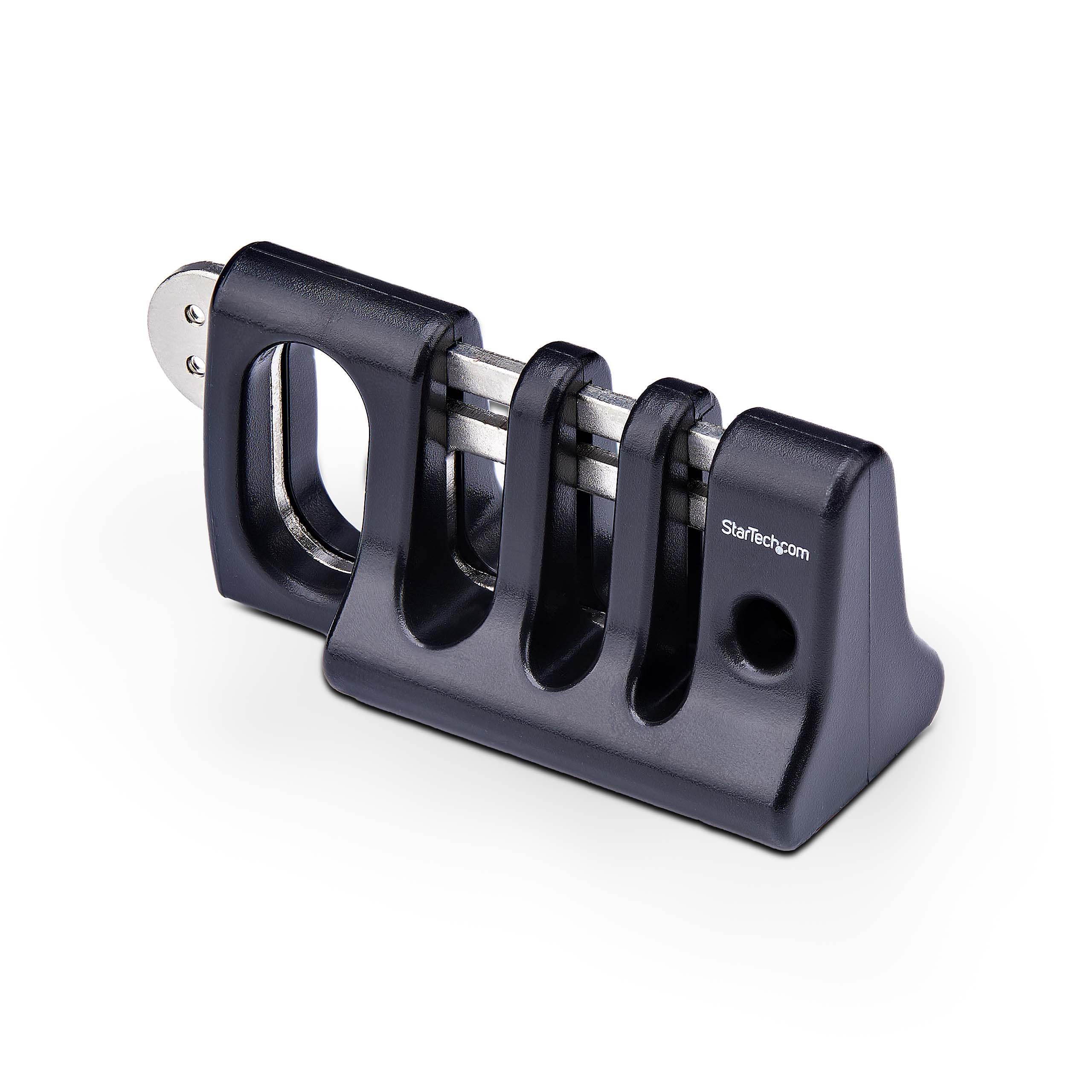 StarTech.com Peripheral Cable Anchor Lock, Secure Keyboard/Mouse, Cable Trap w/Metal Plate, Use w/Laptop Security Cable