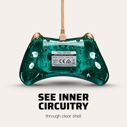 PDP Rock Candy bekabeld Gaming Switch Pro Controller - Timmy & Tommy - Teal - Licensed by Nintendo - OLED / Lite Compatible - Compact, Durable Travel Controller Animal Crossing