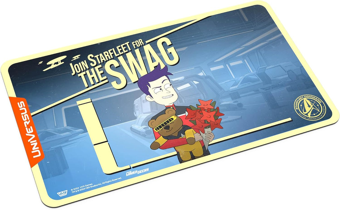 UniVersus: Star Trek: Lower Decks - Brad Boimler Playmat - 24 x 14 Neoprene Mat, Tabletop Card Game Accessory, UVS Games, Officially Licensed