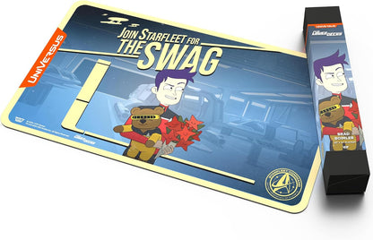 UniVersus: Star Trek: Lower Decks - Brad Boimler Playmat - 24 x 14 Neoprene Mat, Tabletop Card Game Accessory, UVS Games, Officially Licensed