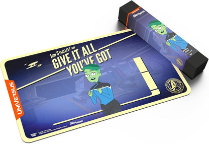 UniVersus: Star Trek: Lower Decks - D’Vana Tendi Playmat - 24 x 14 Neoprene Mat, Tabletop Card Game Accessory, UVS Games, Officially Licensed