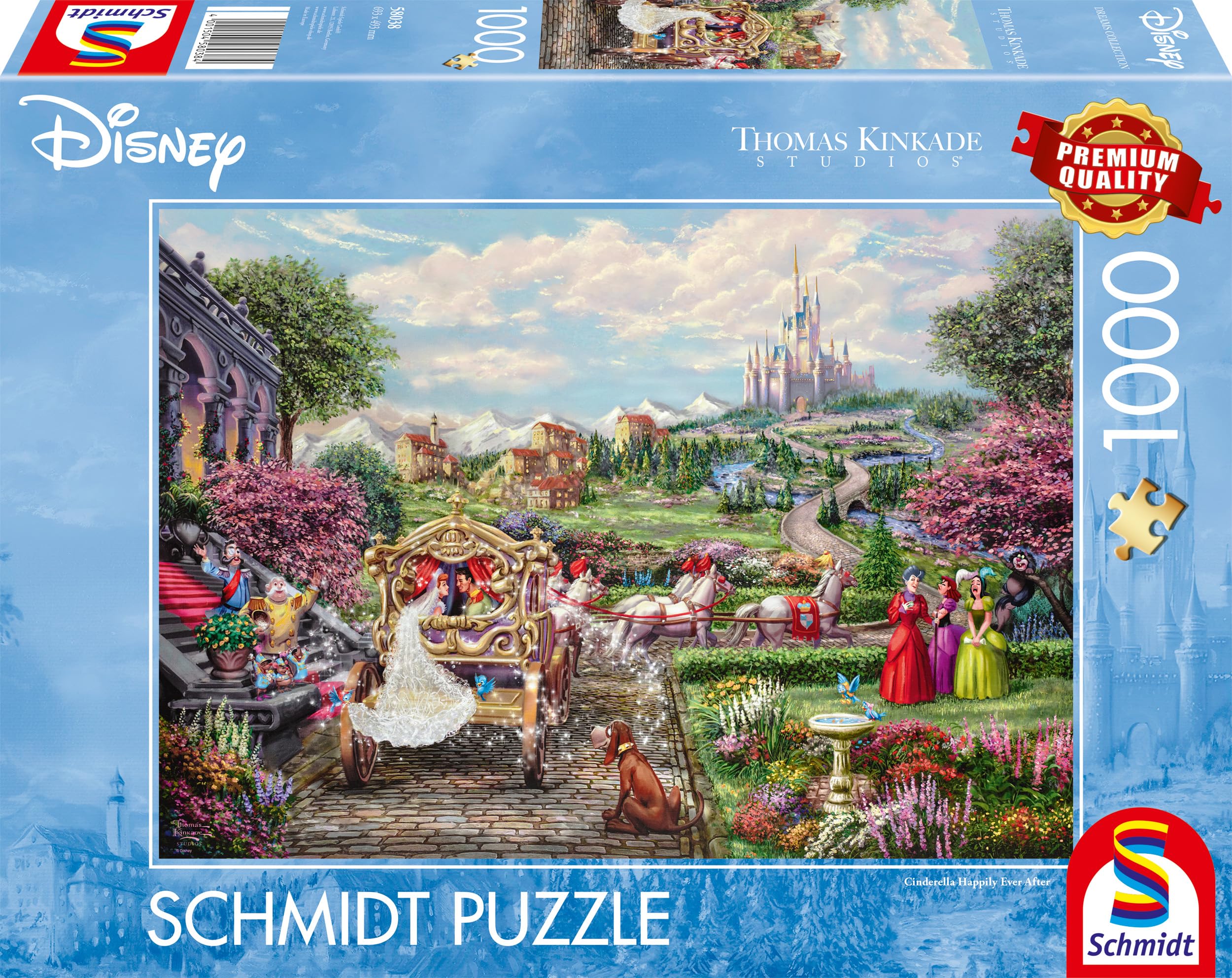 Schmidt CSG58038 Cinderella Jigsaw Puzzle, Multicolour