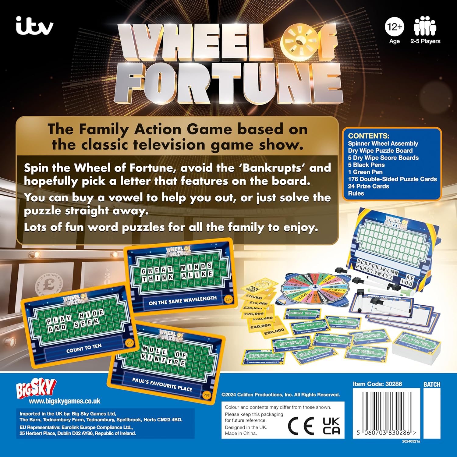 Wheel of Fortune Family Game