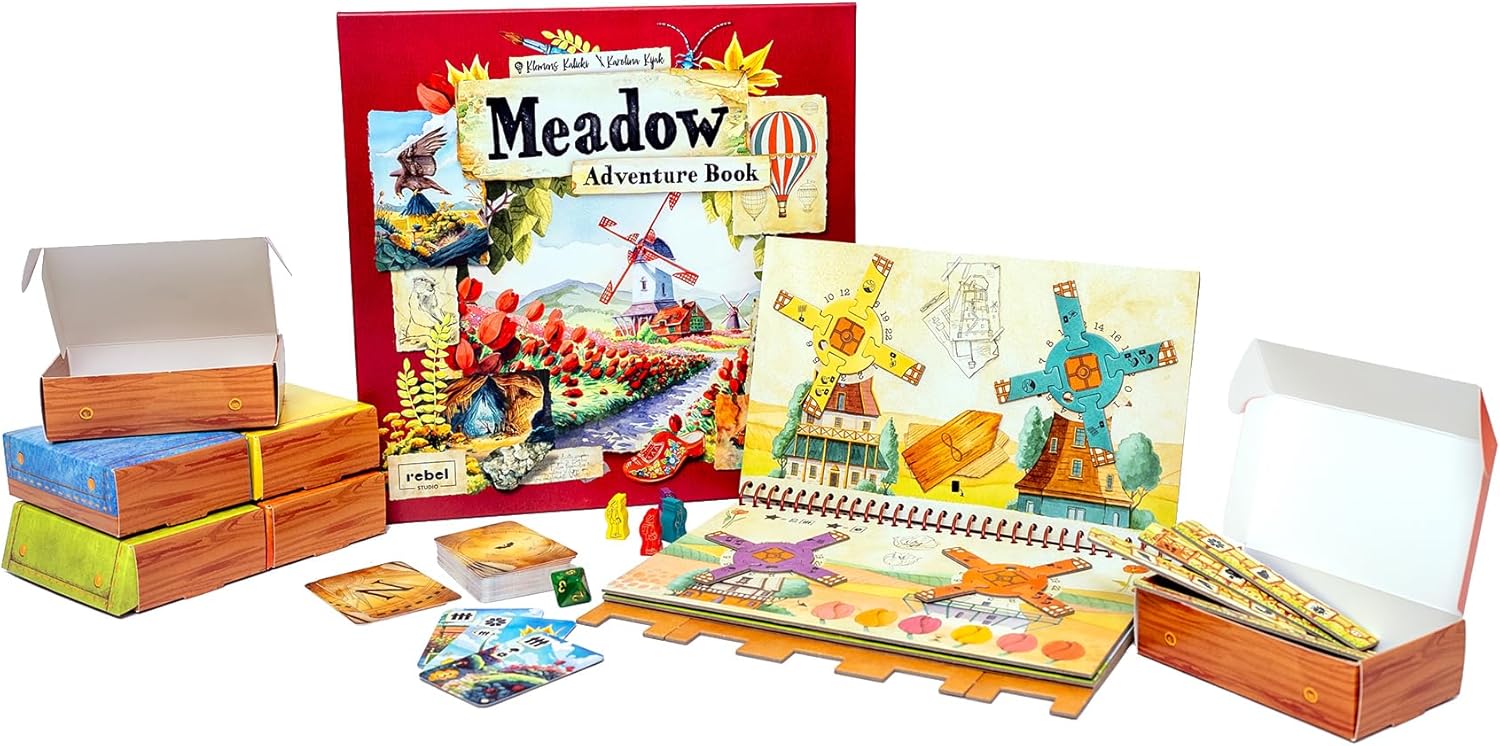Rebel | Meadow: Adventure Book | Story-Book Game | Ages 10+ | 1-4 Players | 60-90 Minutes Playing Time