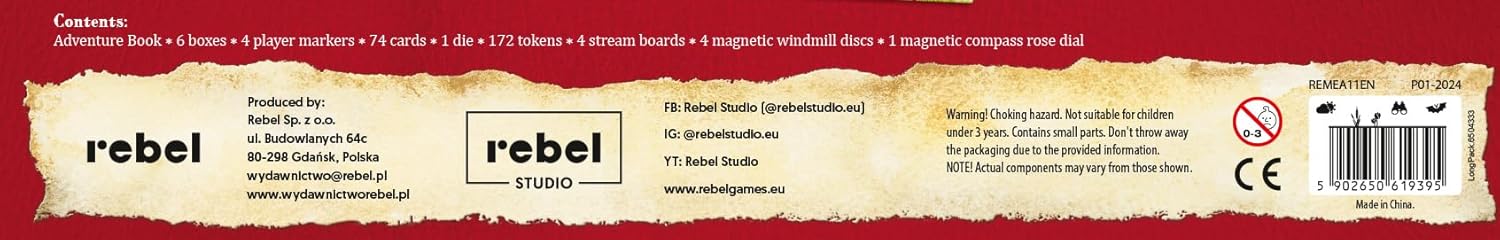 Rebel | Meadow: Adventure Book | Story-Book Game | Ages 10+ | 1-4 Players | 60-90 Minutes Playing Time
