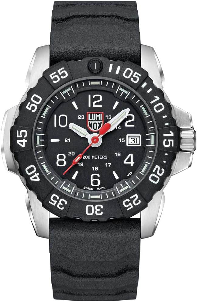 Luminox Men's Analogue Swiss Quartz Watch with Rubber Strap XS.3251.CB
