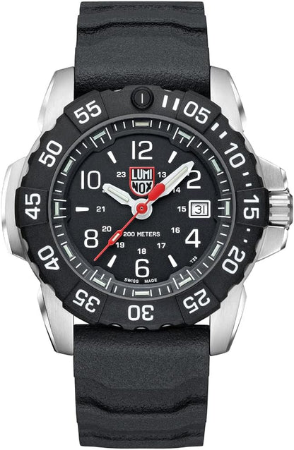 Luminox Men's Analogue Swiss Quartz Watch with Rubber Strap XS.3251.CB