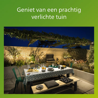 Philips Bustan Wandlamp - Ultra Efficient - Antraciet - 3,8W