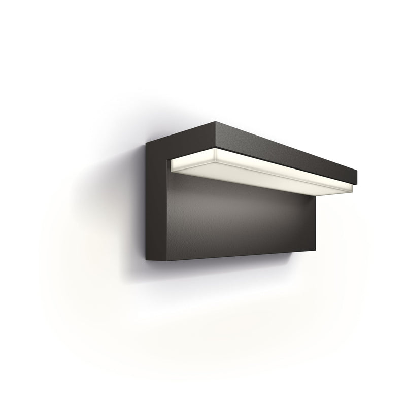 Philips Bustan Wandlamp - Ultra Efficient - Antraciet - 3,8W
