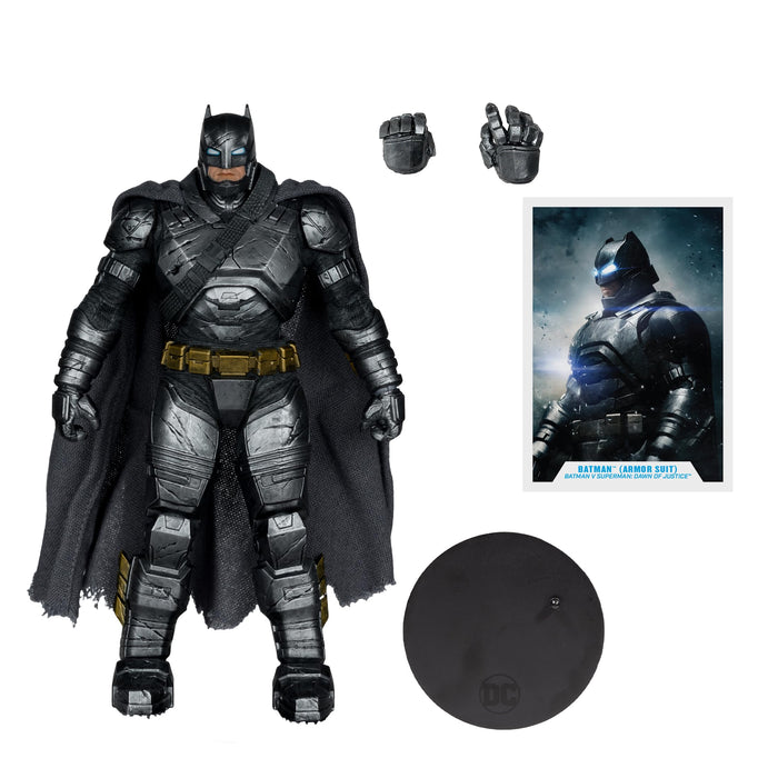 McFarlane DC Multiverse Batman Armored Suit (Batman V Superman: Dawn of Justice) 7in Action Figure Toys