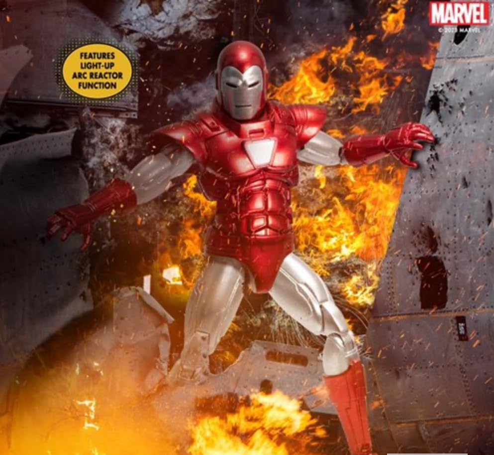 Mezco ONE:12 Collective Iron Man: Silver Centurion Action Figure