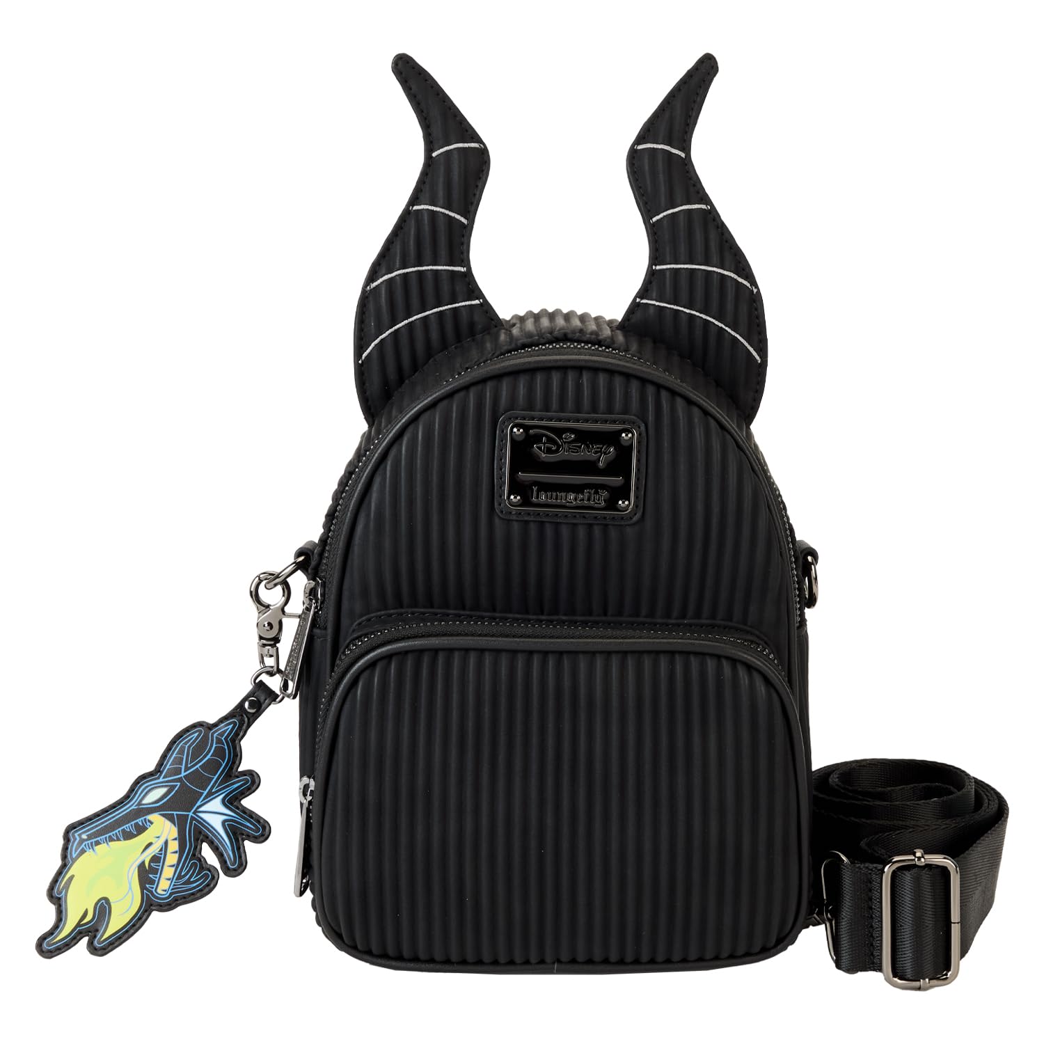 Loungefly Disney Villains Malificent Convertible Mini Backpack