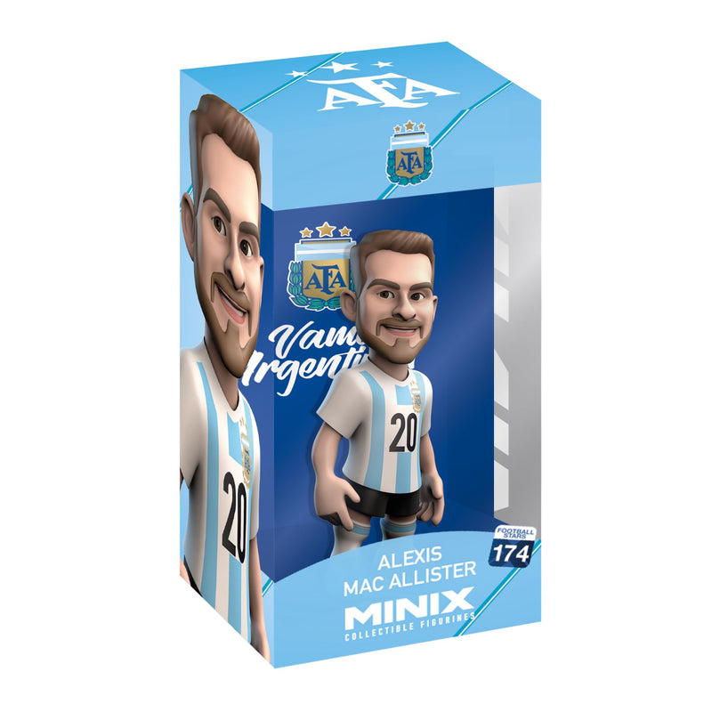MINIX - Football Stars #174 - AFA Argentina - Alexis Mac Allister 20 - Collectible Figure 12 cm