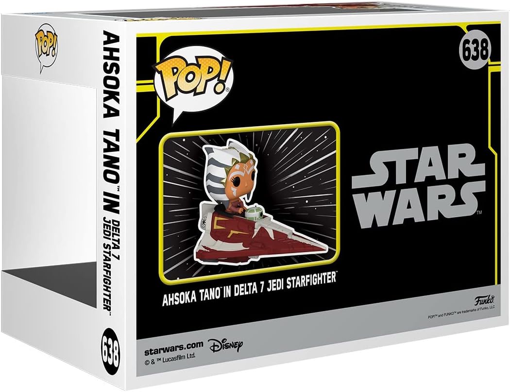 Funko POP! Rides: Star Wars - Ahsoka Tano In Delta-7B - Star Wars: Clone Wars - Amazon Exclusive - Collectable Vinyl Figure - Gift Idea - Official Merchandise - Toys for Kids & Adults - TV Fans