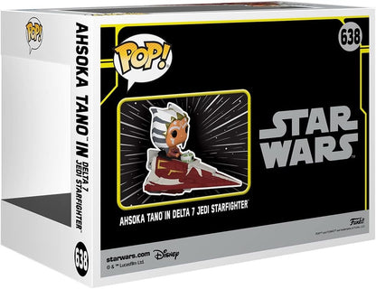 Funko POP! Rides: Star Wars - Ahsoka Tano In Delta-7B - Star Wars: Clone Wars - Amazon Exclusive - Collectable Vinyl Figure - Gift Idea - Official Merchandise - Toys for Kids & Adults - TV Fans