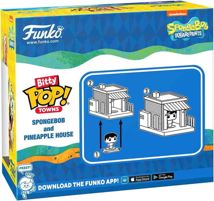 Bitty Pop! Towns Spongebob and Pineapple House