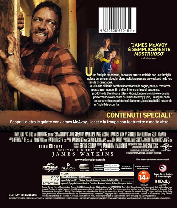 Speak No Evil - Non Parlare Con Gli Sconosciuti - (Italian Import)