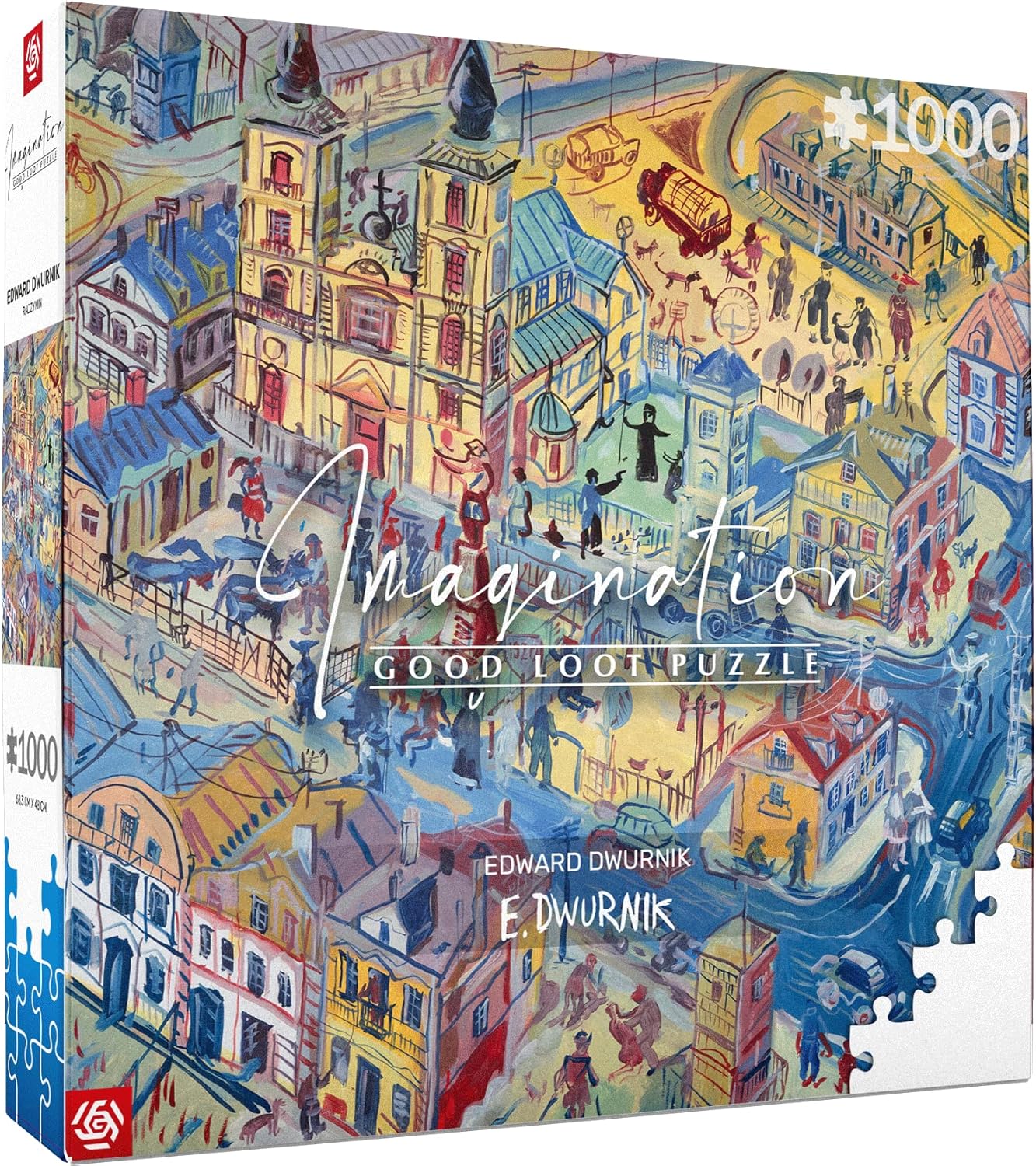 Good Loot Jigsaw Puzzle Imagination Series Edward Dwurnik Radzymin Detailed Picture Bright Colors Durable Product Numerous Hours of Fun Family Entertainment 1000 pieces | 68 x 48 cm