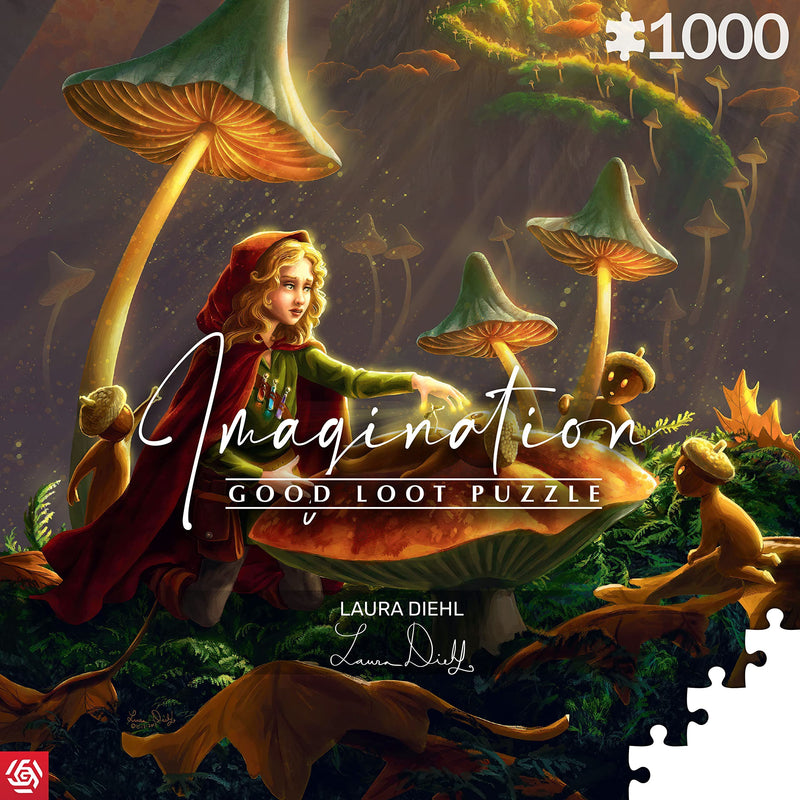 Good Loot Rompecabezas Serie de Imagination Laura Diehl from Acorns Imagen Detallada Colores Brillantes Producto Duradero Numerosas Horas de diversión Entretenimiento Familiar 1000 Piezas 68x48 cm