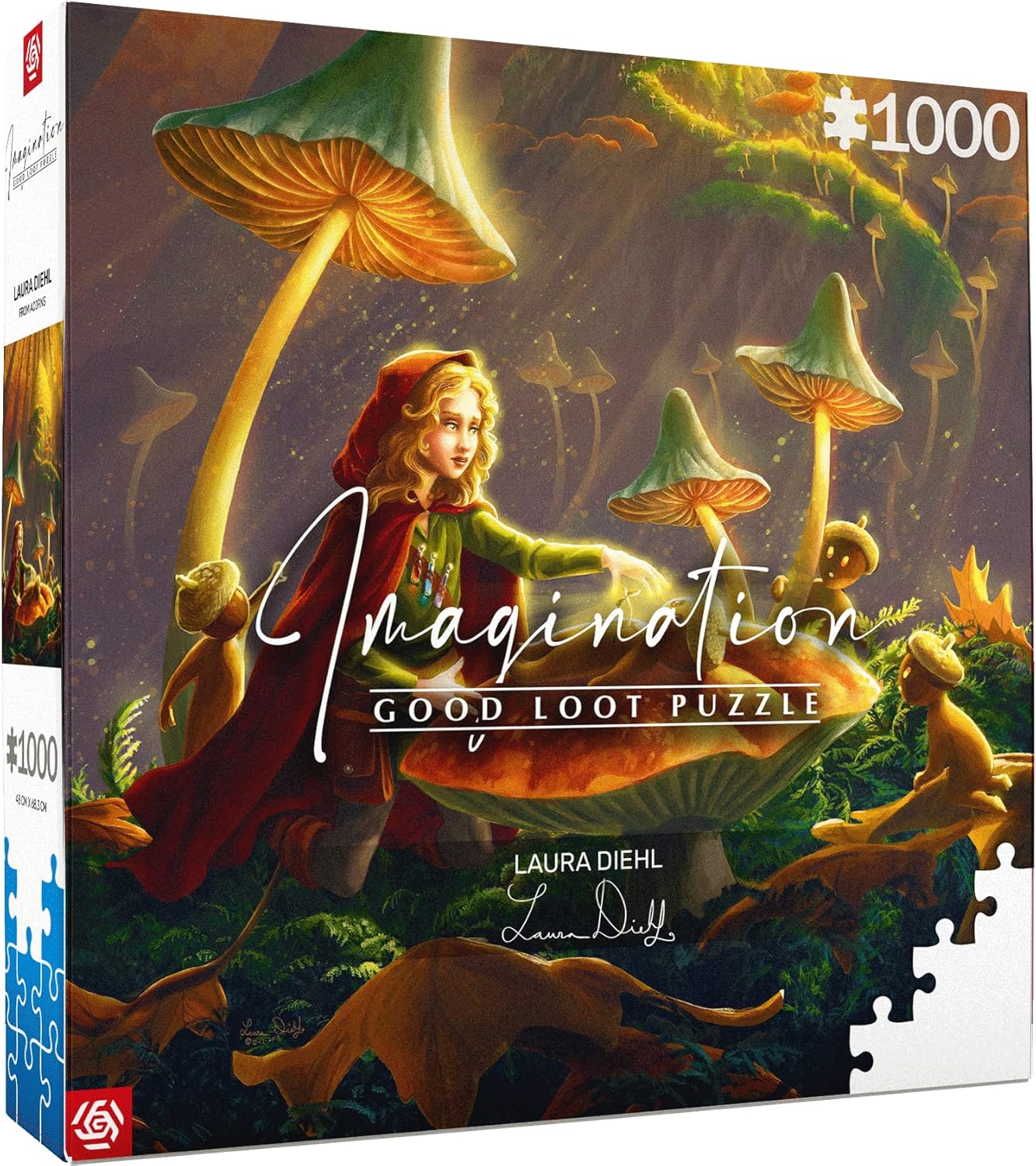 Good Loot Rompecabezas Serie de Imagination Laura Diehl from Acorns Imagen Detallada Colores Brillantes Producto Duradero Numerosas Horas de diversión Entretenimiento Familiar 1000 Piezas 68x48 cm