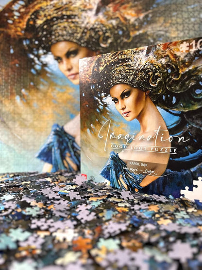 Good Loot Jigsaw Puzzle Imagination Karol Bąk Deceptive Wind 1000 Piece Jigsaw Puzzle Artwork for Adults and Teens 1000 Piece Jigsaw Puzzle - Artist Created Jigsaw Puzzle 68,3x48cm