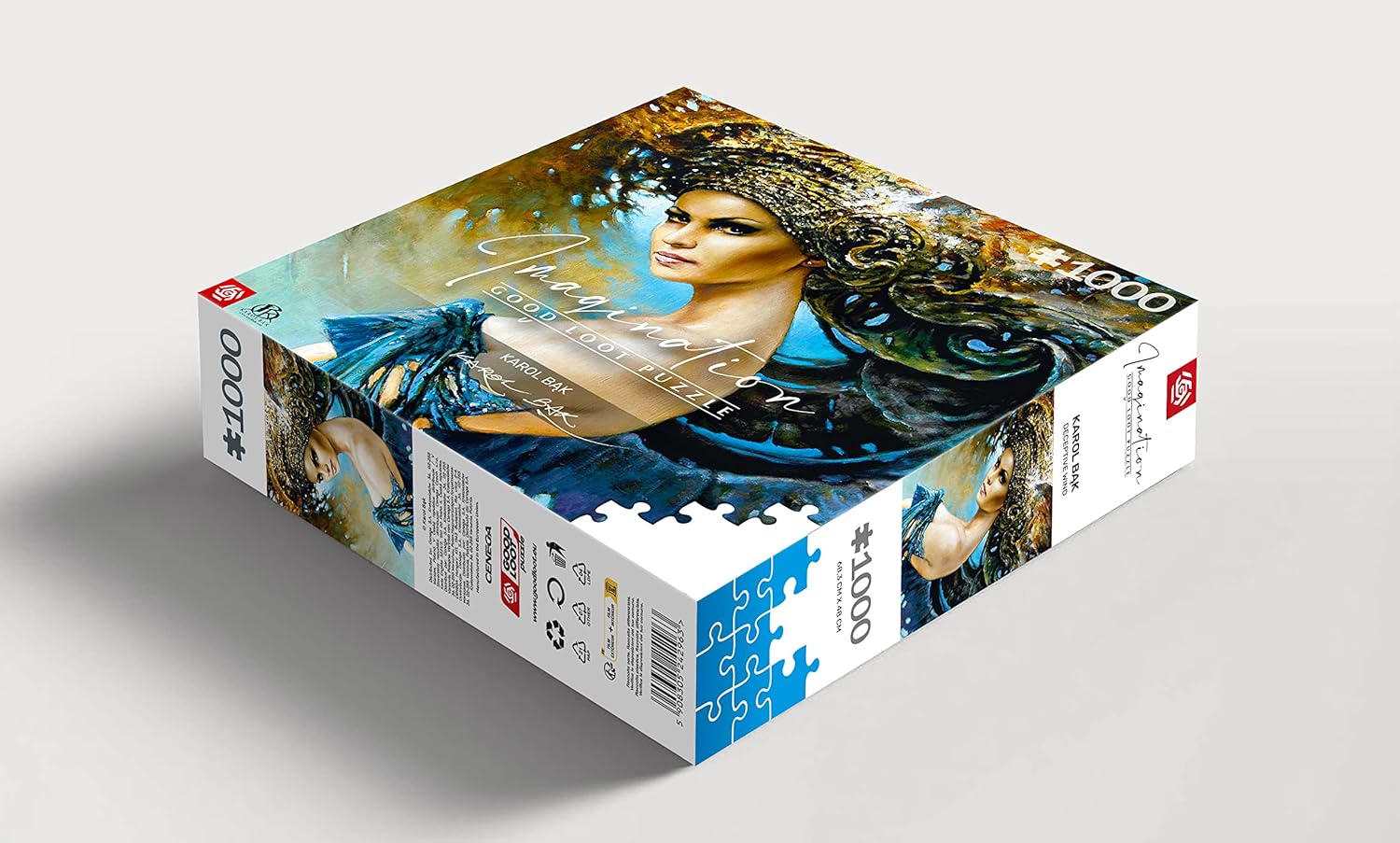 Good Loot Jigsaw Puzzle Imagination Karol Bąk Deceptive Wind 1000 Piece Jigsaw Puzzle Artwork for Adults and Teens 1000 Piece Jigsaw Puzzle - Artist Created Jigsaw Puzzle 68,3x48cm