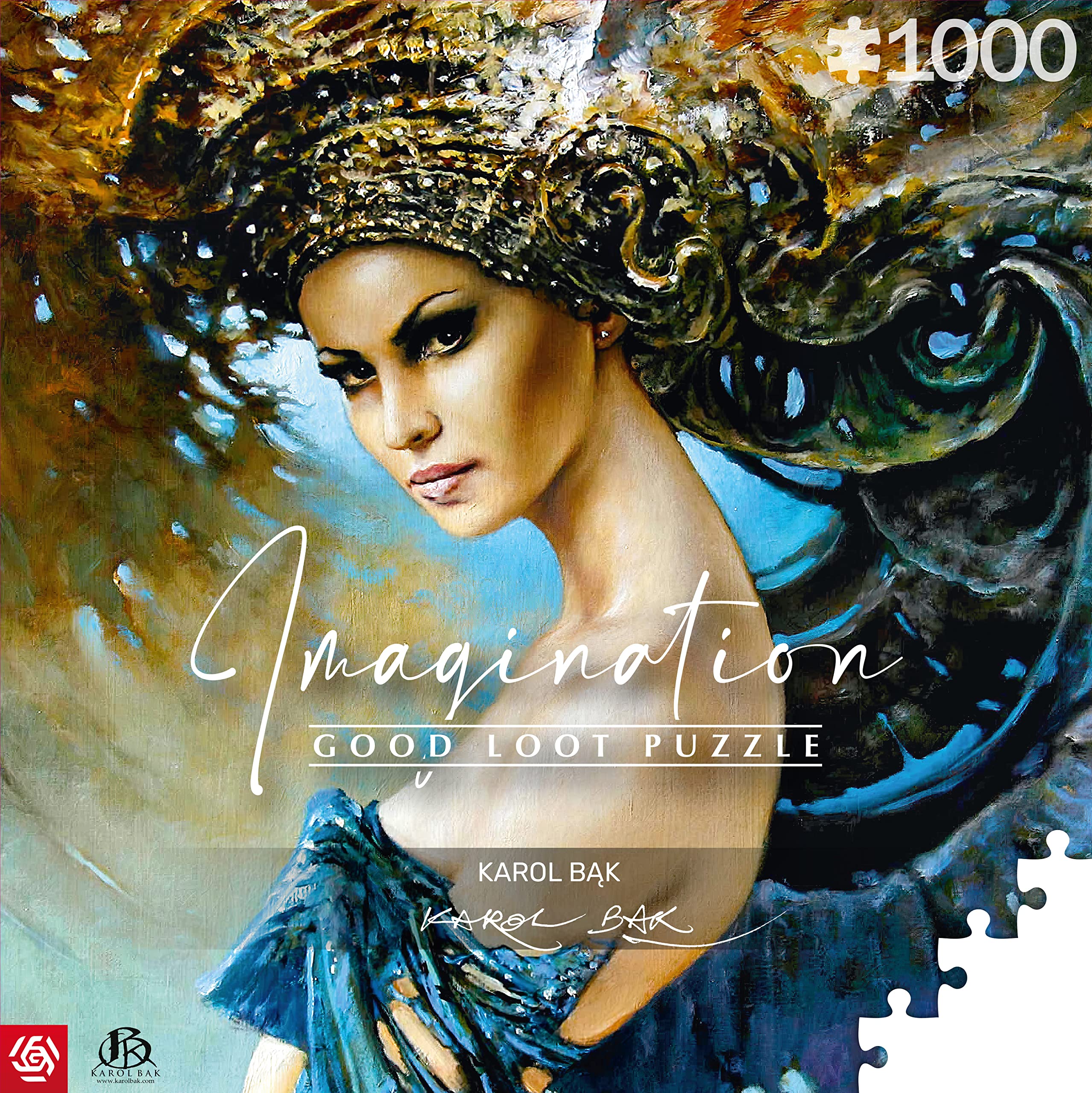 Good Loot Jigsaw Puzzle Imagination Karol Bąk Deceptive Wind 1000 Piece Jigsaw Puzzle Artwork for Adults and Teens 1000 Piece Jigsaw Puzzle - Artist Created Jigsaw Puzzle 68,3x48cm