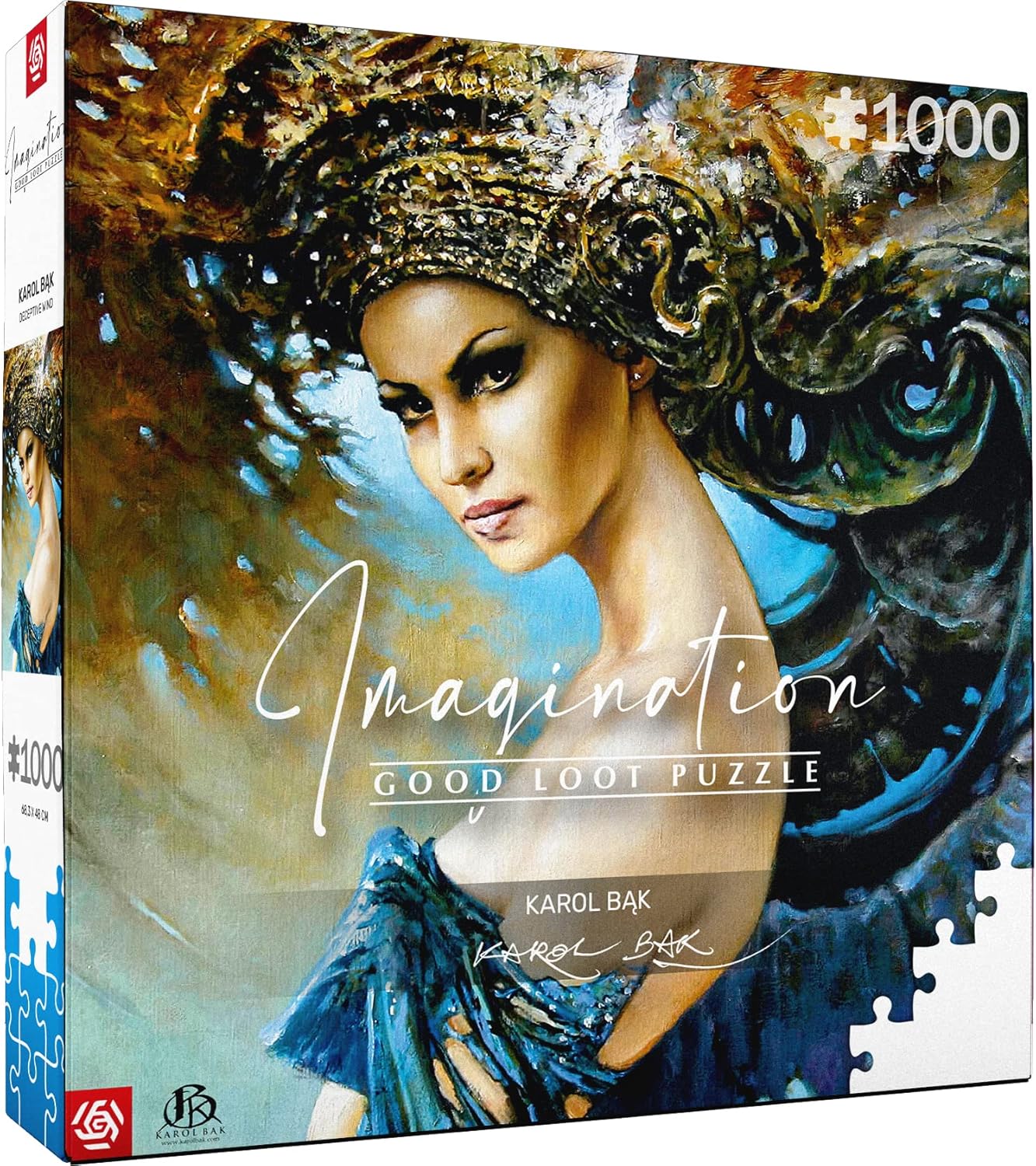 Good Loot Jigsaw Puzzle Imagination Karol Bąk Deceptive Wind 1000 Piece Jigsaw Puzzle Artwork for Adults and Teens 1000 Piece Jigsaw Puzzle - Artist Created Jigsaw Puzzle 68,3x48cm