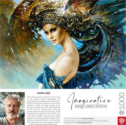 Good Loot Jigsaw Puzzle Imagination Karol Bąk Deceptive Wind 1000 Piece Jigsaw Puzzle Artwork for Adults and Teens 1000 Piece Jigsaw Puzzle - Artist Created Jigsaw Puzzle 68,3x48cm