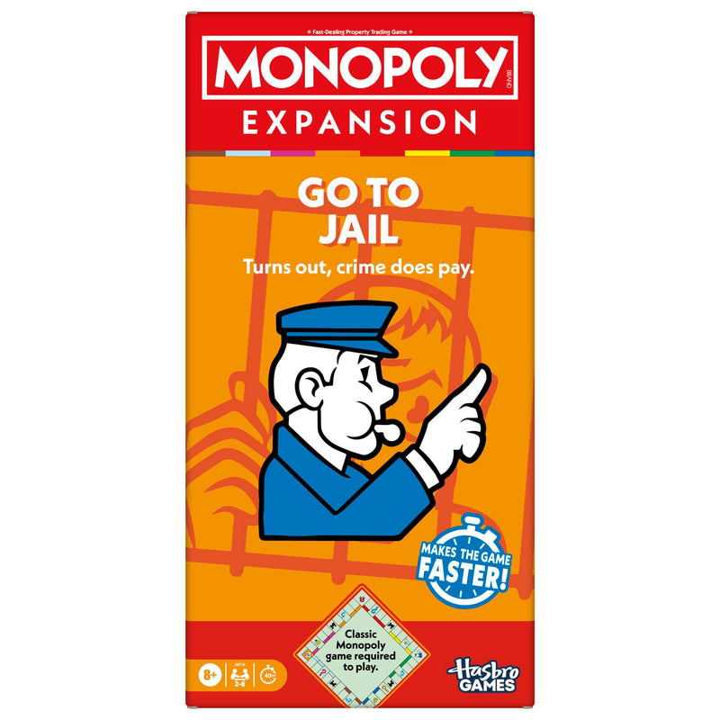 Monopoly Go to Jail EXPANSION (Classic Monopoly Game Required to Play) - English Version