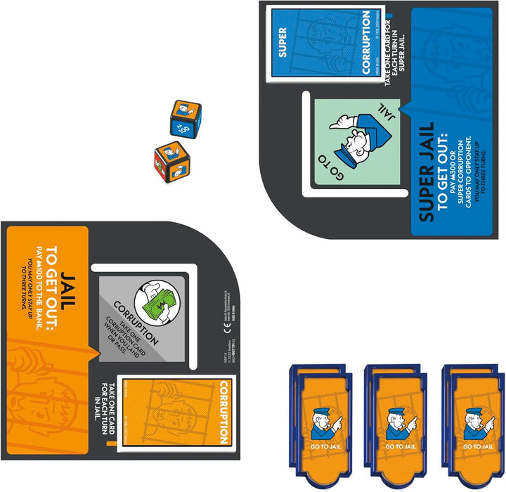 Monopoly Go to Jail EXPANSION (Classic Monopoly Game Required to Play) - English Version