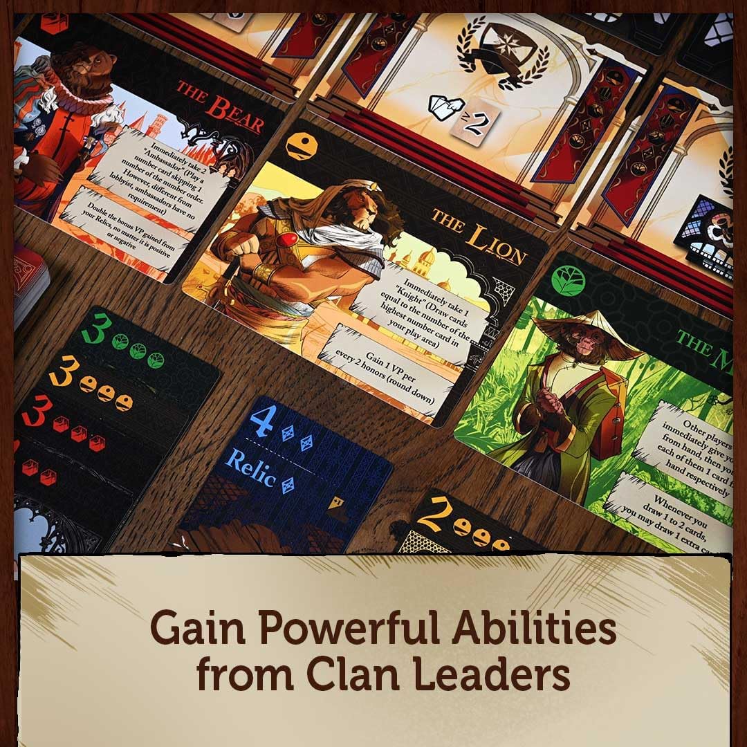 North Star Games Inheritors Card Game - Small Box Strategy - Board Game - 2-4 Players - 30 Minute Playtime - Age 10+, NSG-910