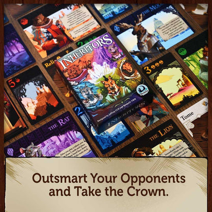 North Star Games Inheritors Card Game - Small Box Strategy - Board Game - 2-4 Players - 30 Minute Playtime - Age 10+, NSG-910