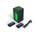 Oplaadstation voor twee externe Nacon-batterijen, geleverd met twee oplaadbare 140 mAh batterijen en een 100 cm USB-A/USB-C-kabel