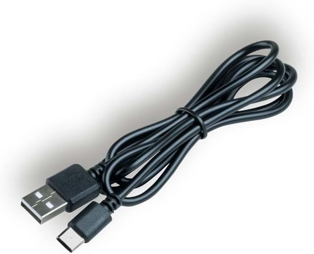 Oplaadstation voor twee externe Nacon-batterijen, geleverd met twee oplaadbare 140 mAh batterijen en een 100 cm USB-A/USB-C-kabel