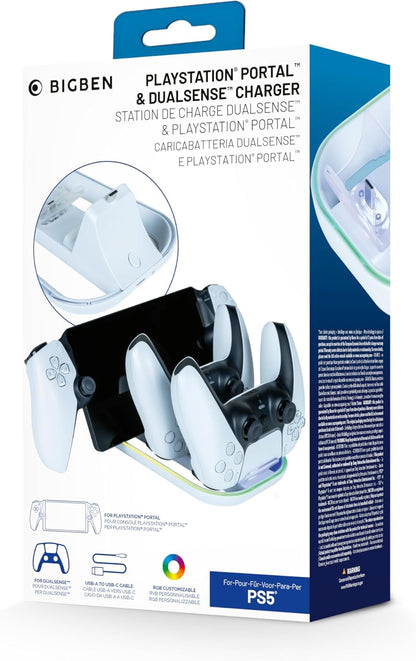 Nacon 3-In-1 Charging Station Rgb White Ps5