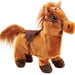 Glückliche Haustiere Gehen Plüsch Pony