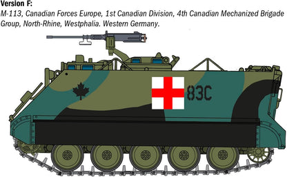 Italeri 6753 1:35 M-113 APC - Modellbau, Bausatz, Standmodellbau, Basteln, Hobby, Kleben, Plastikbausatz, detailgetreu, Panzer Bausatz, Militär