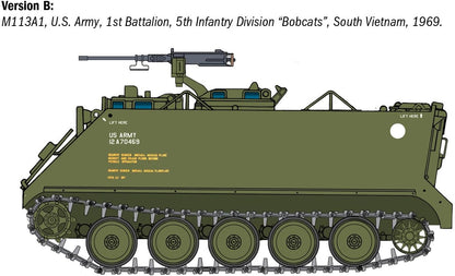 Italeri 6753 1:35 M-113 APC - Modellbau, Bausatz, Standmodellbau, Basteln, Hobby, Kleben, Plastikbausatz, detailgetreu, Panzer Bausatz, Militär