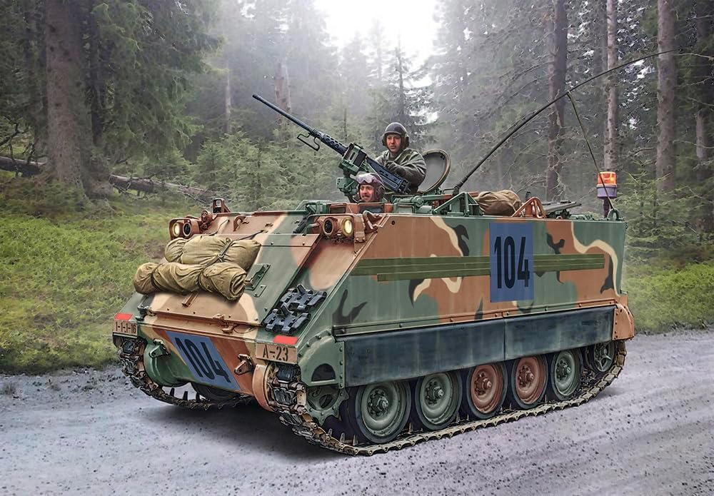 Italeri 6753 1:35 M-113 APC - Modellbau, Bausatz, Standmodellbau, Basteln, Hobby, Kleben, Plastikbausatz, detailgetreu, Panzer Bausatz, Militär
