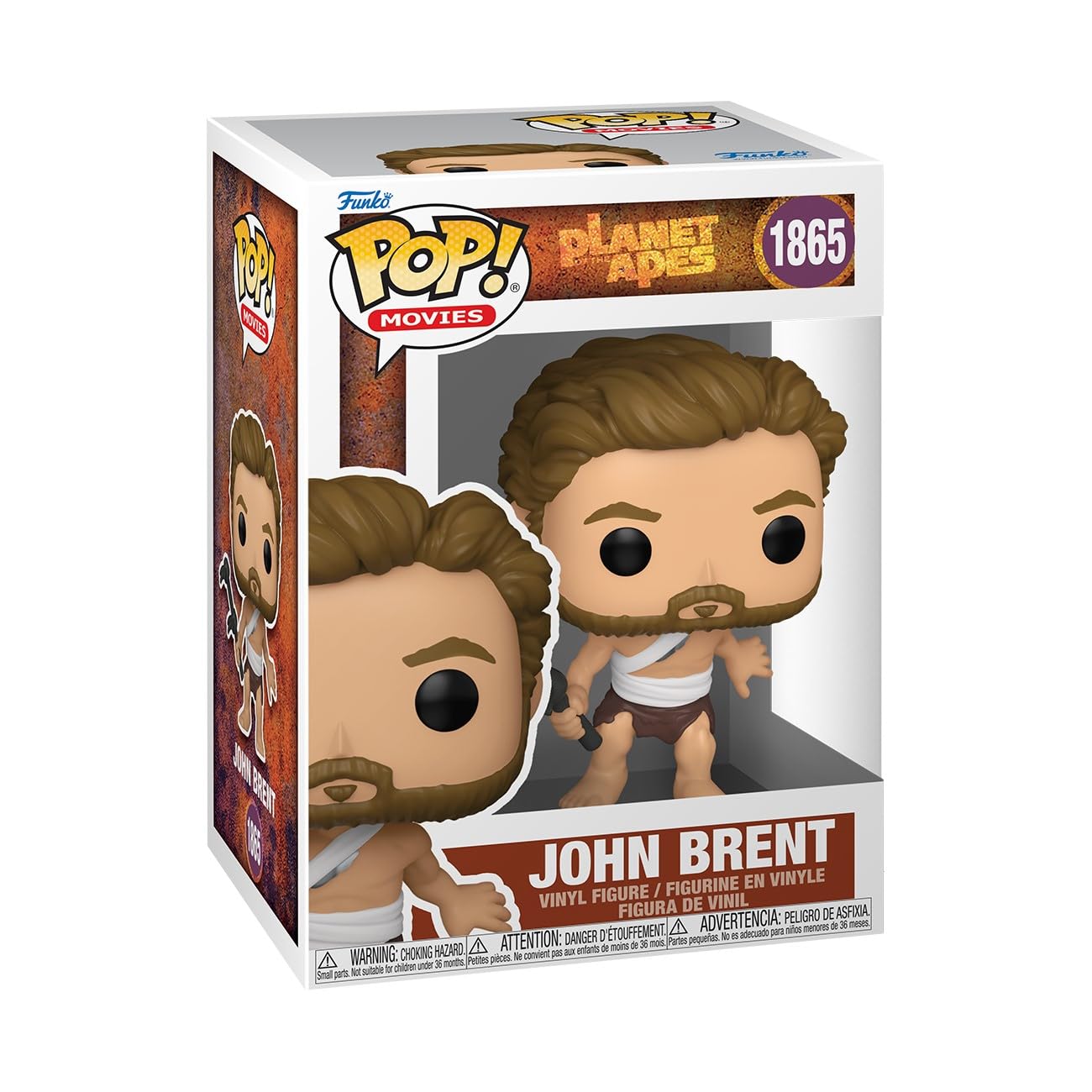 Funko Pop! Movies: John Brent - Planet Of the Apes - Collectable Vinyl Figure - Gift Idea - Official Merchandise - Toys for Kids & Adults - Movies Fans - Model Figure for Collectors