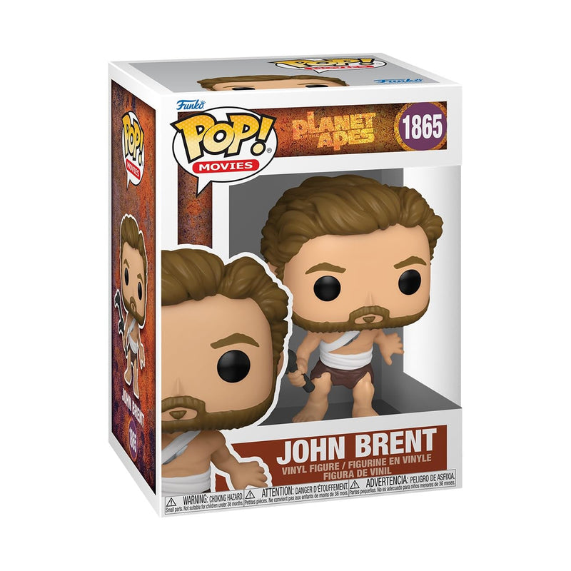 Funko Pop! Movies: John Brent - Planet Of the Apes - Collectable Vinyl Figure - Gift Idea - Official Merchandise - Toys for Kids & Adults - Movies Fans - Model Figure for Collectors