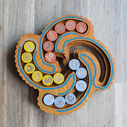 Project Genius Inc. TG436 Egyptian Coin Trade Rome Brain Teaser Puzzle, Brown