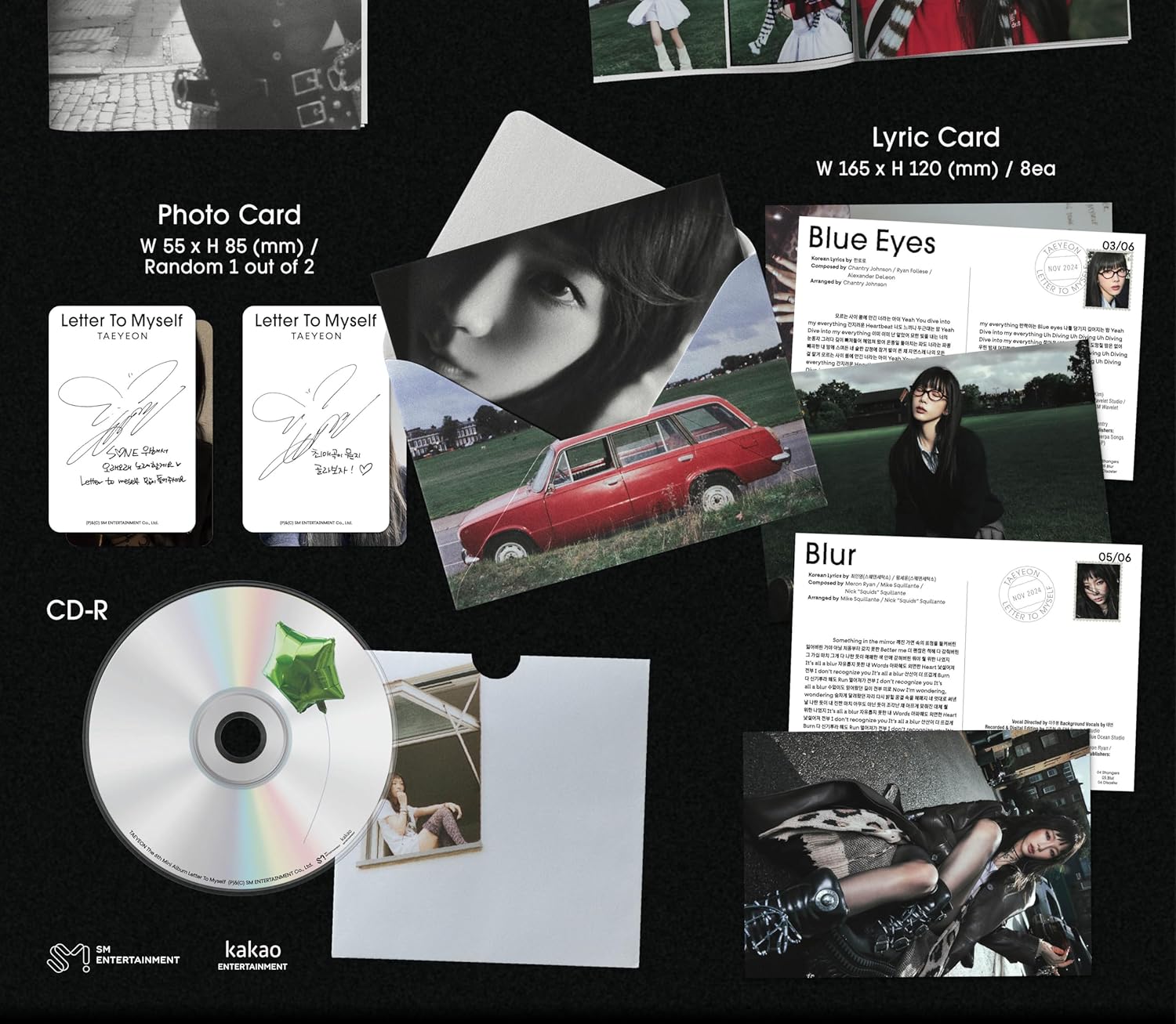 TAEYEON 6th Mini  (Letter Ver.)（韓国盤）