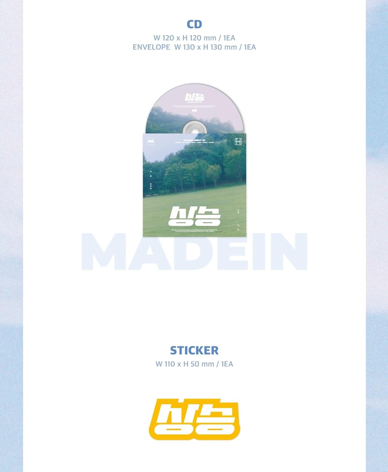 Rising - incl. 148pg Photobook, Mini-Poster, Envelope, Sticker + Photocard Set