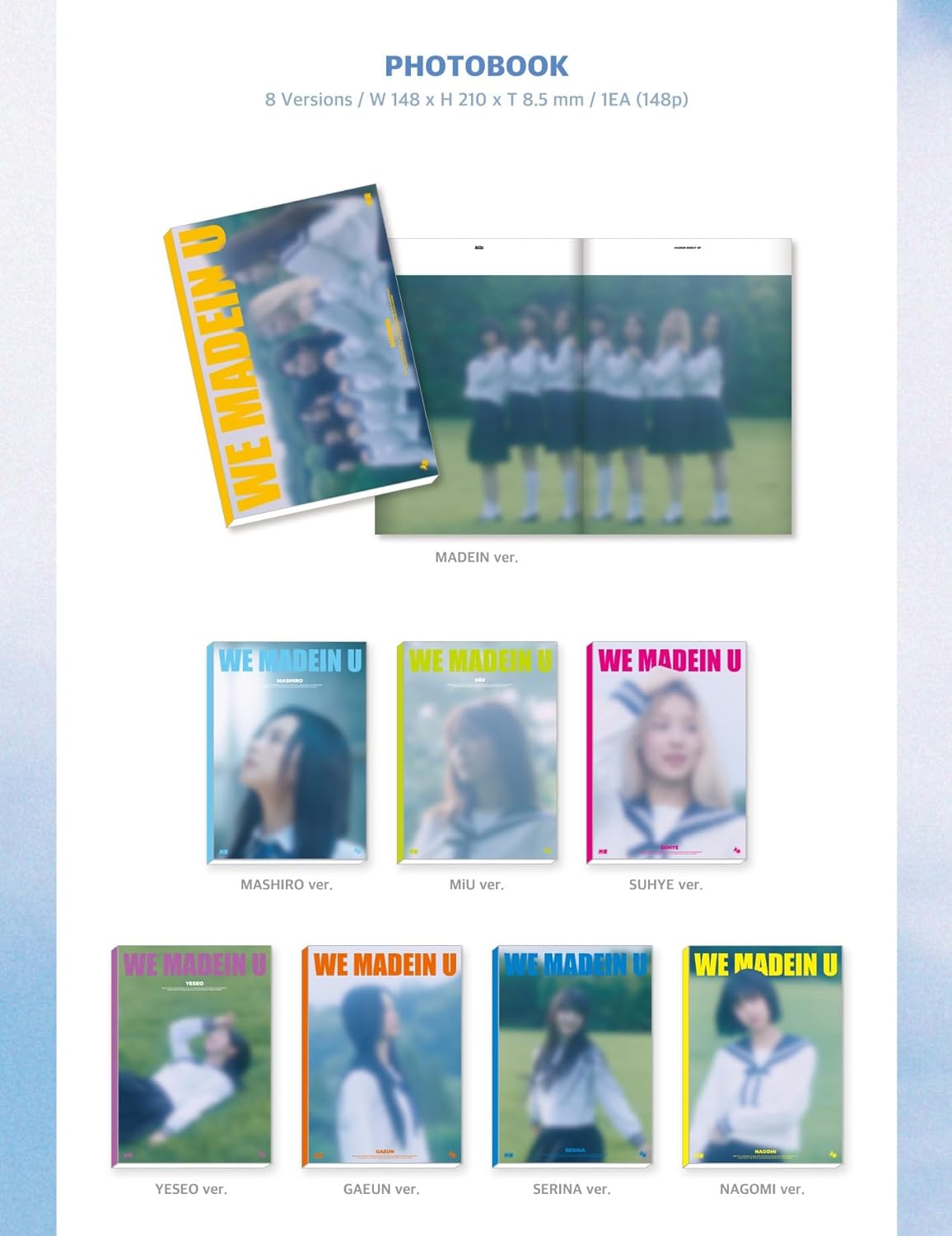 Rising - incl. 148pg Photobook, Mini-Poster, Envelope, Sticker + Photocard Set