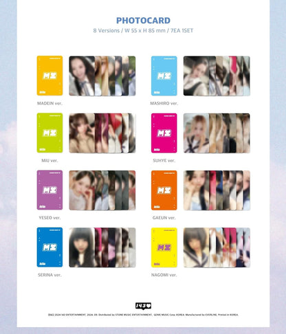 Rising - incl. 148pg Photobook, Mini-Poster, Envelope, Sticker + Photocard Set